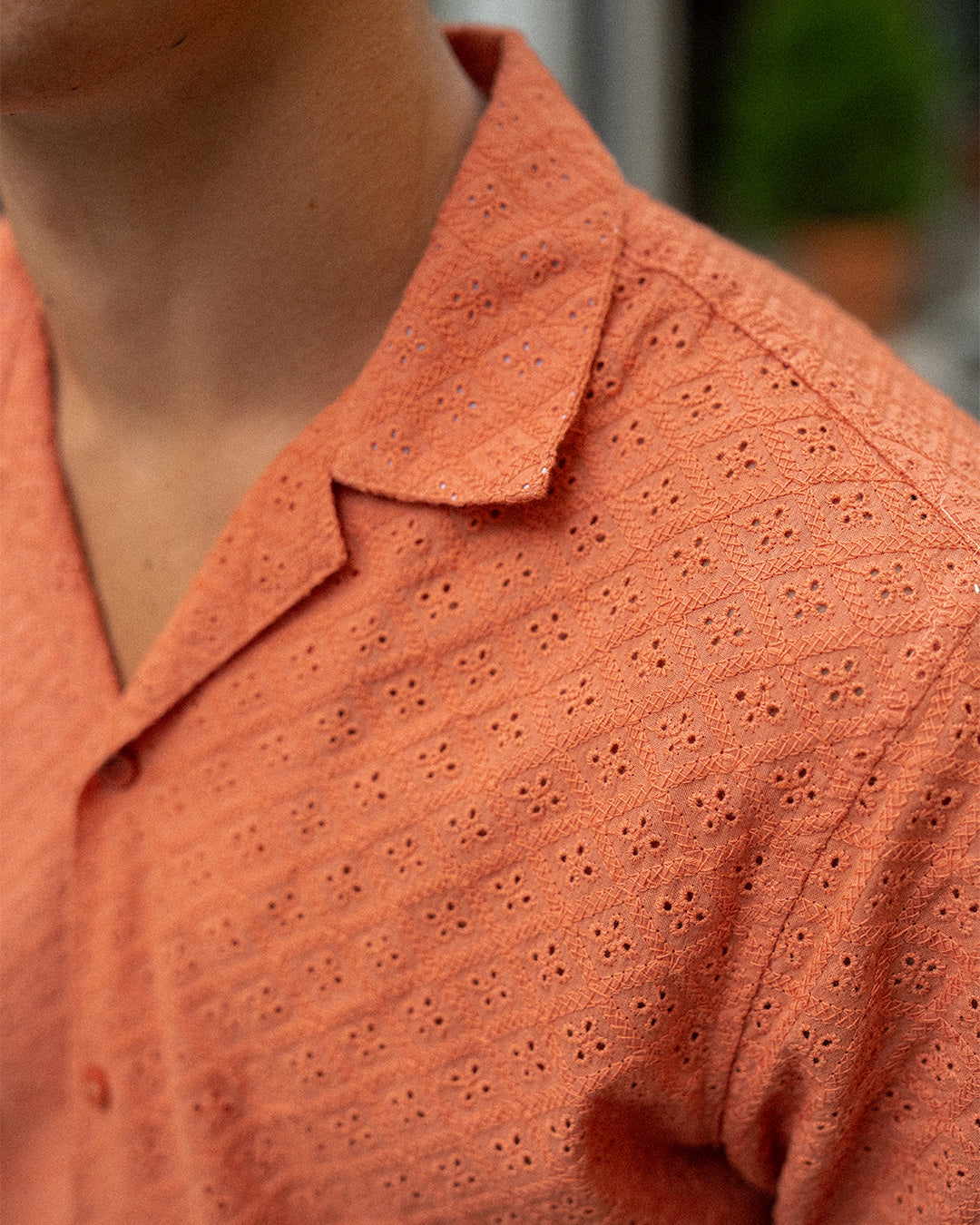 Camisa casual bordada